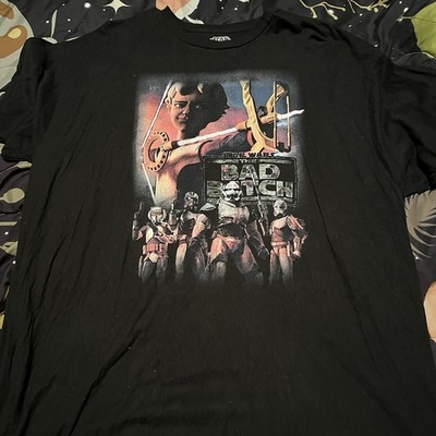 Worn Star Wars The Bad Batch Tshirt Size Unknown