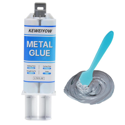 Metal Epoxy Glue Heavy Duty Waterproof, Liquid Welding Adhesive, Automotive Body