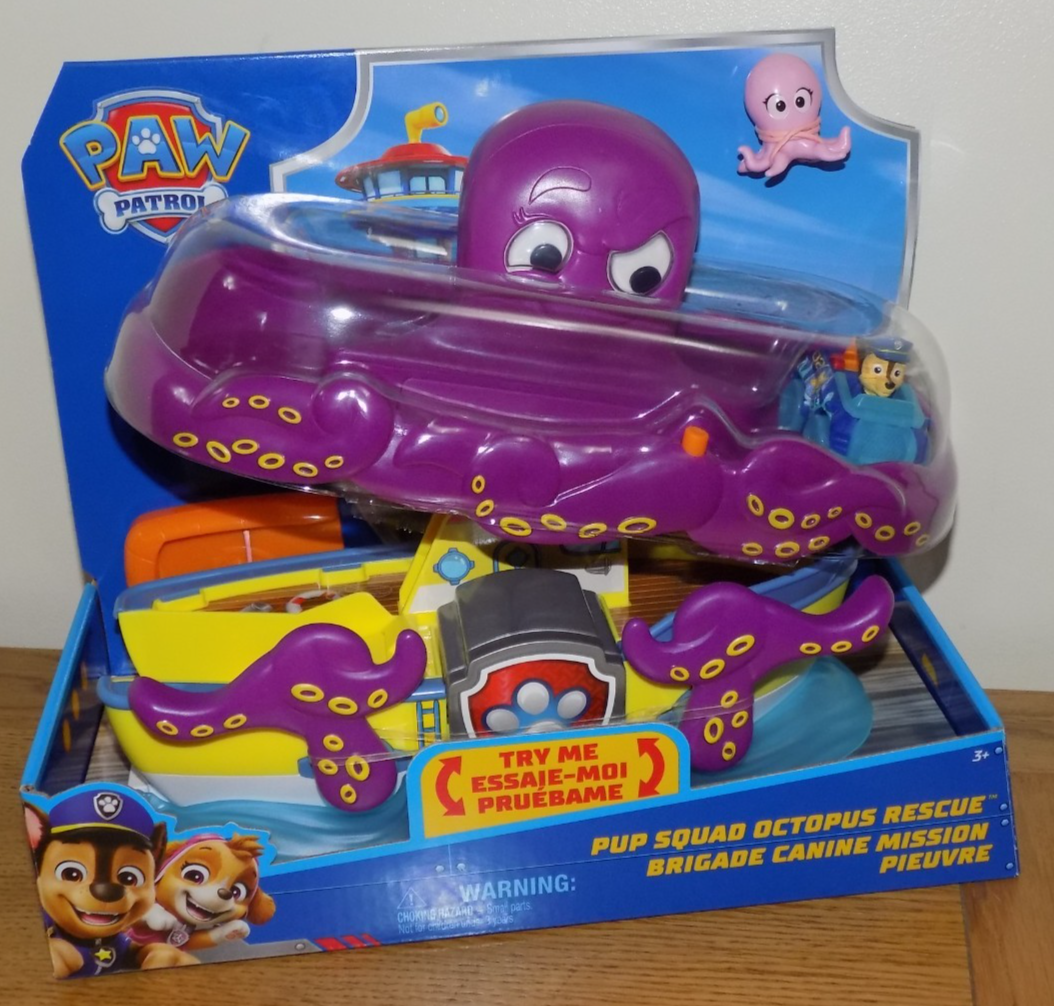 Paw Patrol Pup Squad Octopus Rescue Playset - BRAND NEW