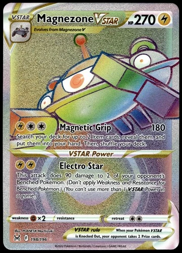 Magnezone VSTAR (Secret) Secret Rare SWSH11: Lost Origin 198/196 NM