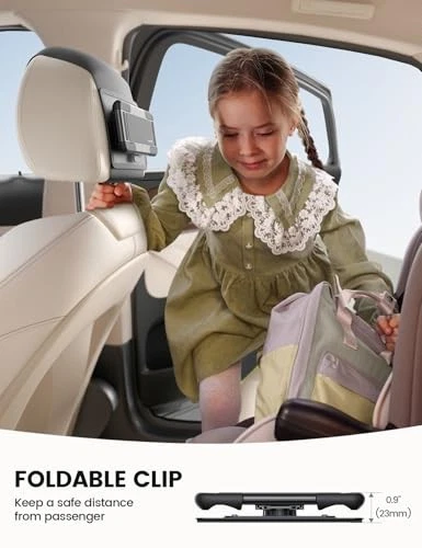  Tablet Holder for Car Headrest - [Thick Case Friendly] [360° Rotation] Car  - Image 4 of 4