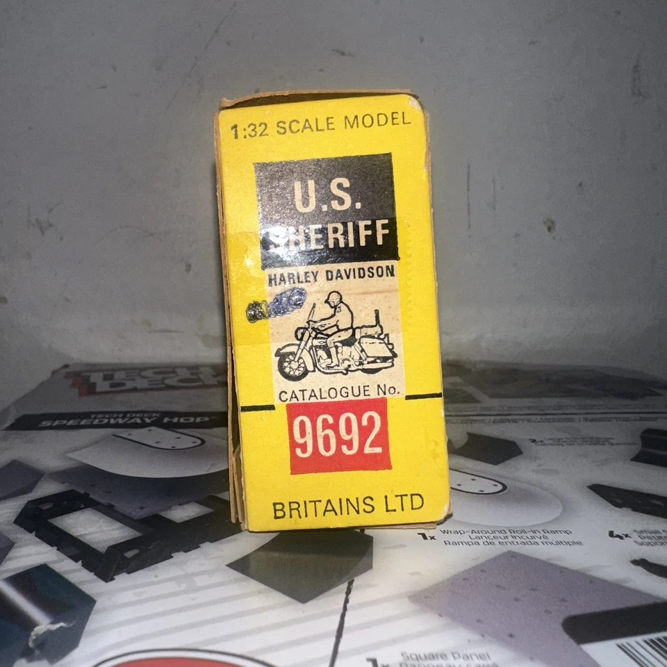 Harley Davidson U.S. Sheriff - Raro De colección Escala 1:32, Gran Bretaña 9692, Inglaterra Foto 4 de 4