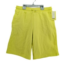 All in Motion Fleece Shorts Lime Green Kids Large 12/14 Lounge Drawstring Short