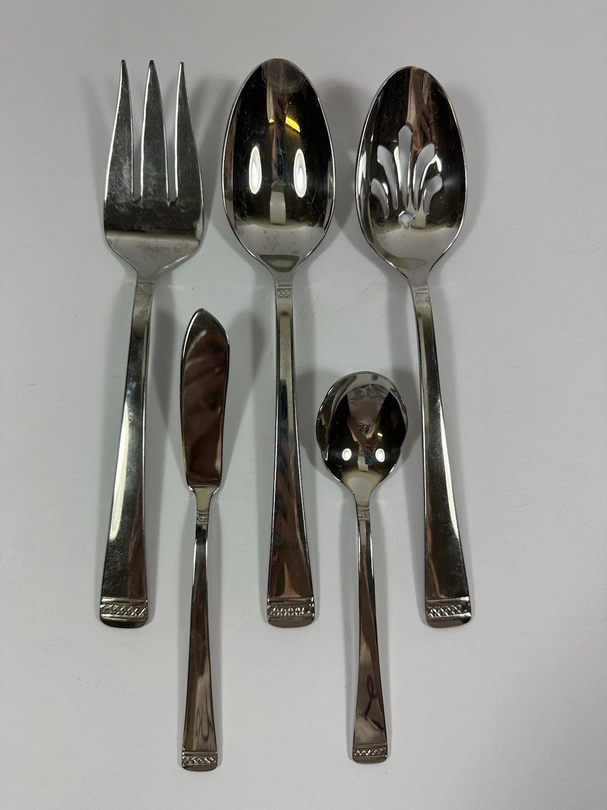 Gorham Lady Anne Signature Serving Spoons Meat Fork Sugar Spoon Condiment Knife