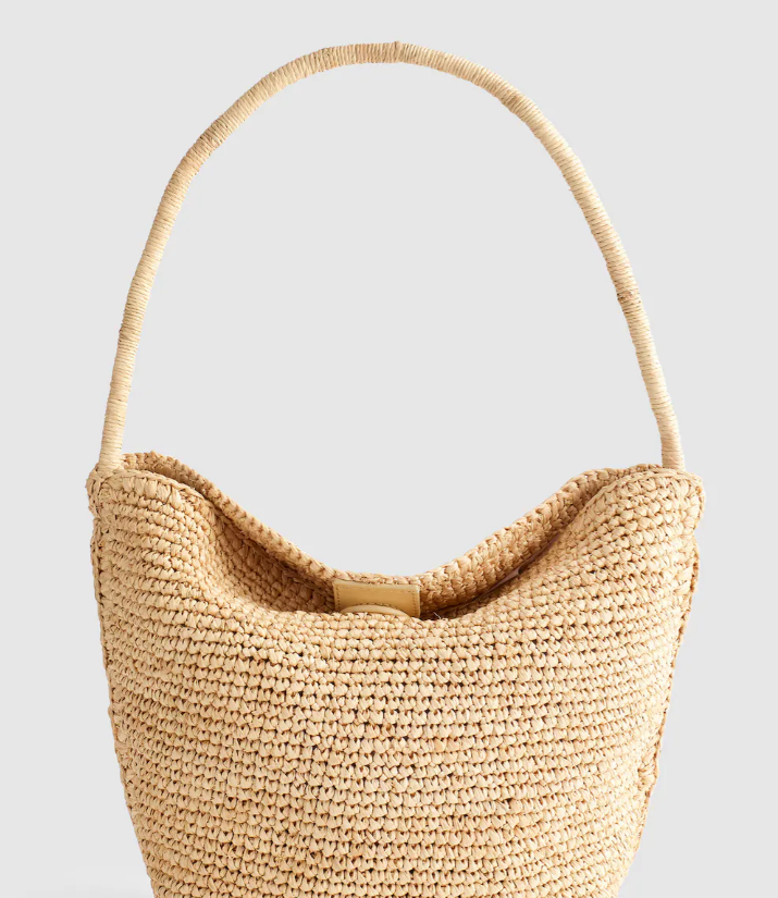Madewell The Signature Woven Shoulder Bag in Raffia