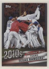 2020 Topps Decades Best Chrome Teams Texas Rangers #DBC-89 za5