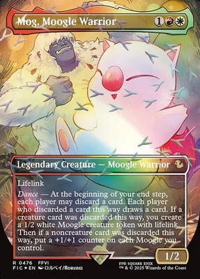 MTG MOG, MOOGLE WARRIOR 476 FOIL EXC - MOG, WARRIOR MOGURI - FIC EN - MAGIC