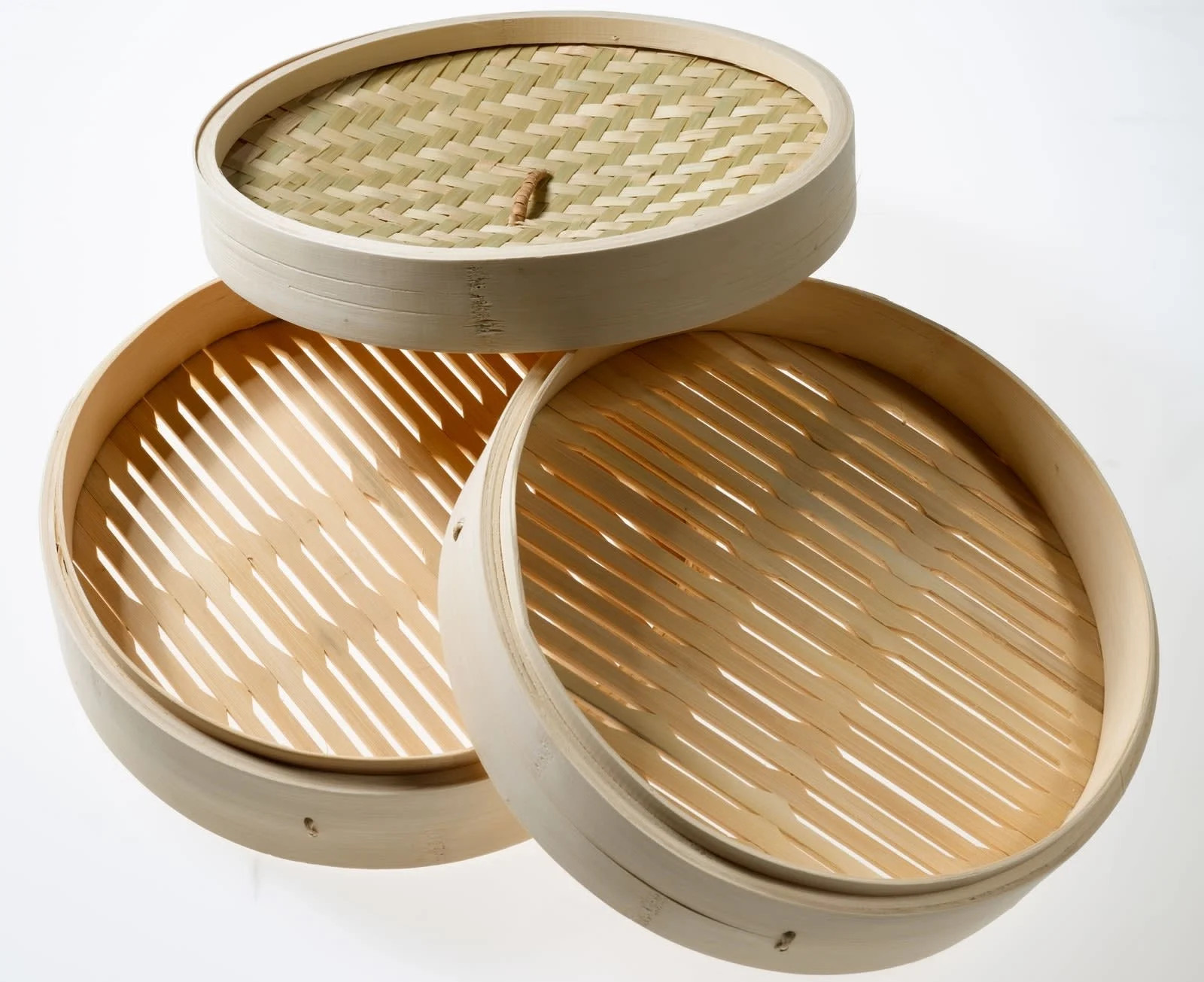 Bamboo Steamer 8"" (1 Steamer 1 Lid Set)