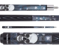 Eight Ball Mafia EBM25 Blue Tint with Skulls & Eight Balls/Billiard Cue Stick