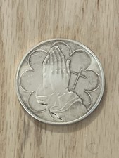 PRAYING HANDS FOR AMERICA 1 OZ .999 FINE SILVER SEALED ROUND BULLION 89.37 per troy oz