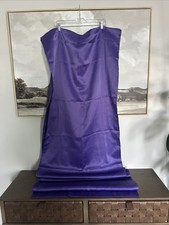 Sheer Window Curtain Panels Purple Chiffon Fabric 67x 210 Set of 2 w Rod Pockets