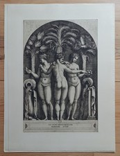 Marcantonio RAIMONDI, Les Trois Grâces, d'après Raphaël, Héliogravure. 1928
