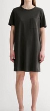 Everlane Black Organic Cotton Weekend T-Shirt Dress Women’s S Minimalist