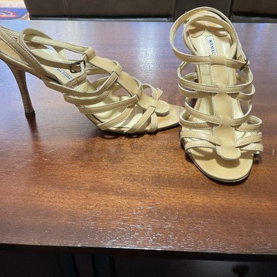 manolo blahnik 40 Strappy Sandals