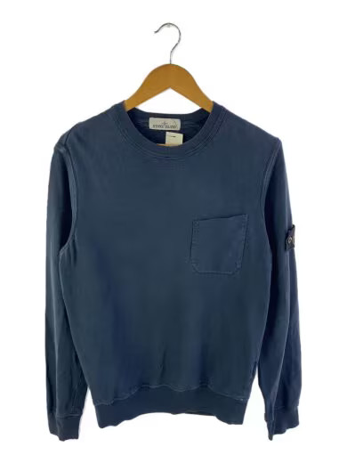 STONE ISLAND / 00s / Sweatshirt / Pocket / M / Cotton / NVY / Faded