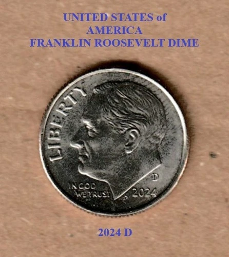 Photo of a 2024-D Roosevelt Dime from an eBay listing that sold on Jul 17, 2026