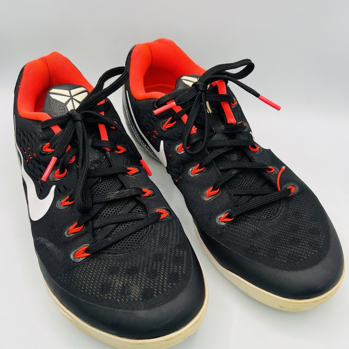 Nike Kobe IX EM Laser Crimson White Black Infrared Red 646701