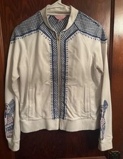 Lilly Pulitzer Jacket XS White Embroidery Des...