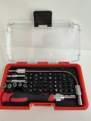 RadioShack 58 Piece Precision Driver Set 6400243 Steel Shaft & Bits