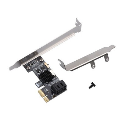1Pc AHCI Boot SATA3.0 2-Port SATA III Expansion Controller Adapter Card 6G