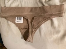 B.tempt?d Beige Thong Panty 0ne Size NW