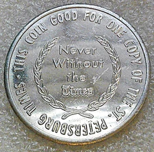 Official The St. Petersburg Times Get a Paper with Token - FL