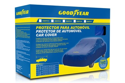 Goodyear Autoabdeckung Schutzhülle Blau wasserabweisend Innenbereich 406cm 165cm