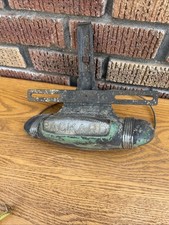 Vintage Packard Rear License Plate Light Assembly Green Black Housing Lamp Vintage Packard Rear License Plate Light Assembly Green Black Housing Lamp
