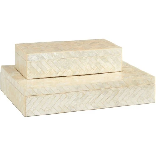 Cyan Design 11683 Triton 16.25 X 12.25 inch Pearl Box, Large - Picture 2 of 6