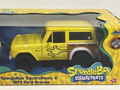 Spongebob Squarepants Figure 1973 Ford Bronco 1:24 Scale Jada