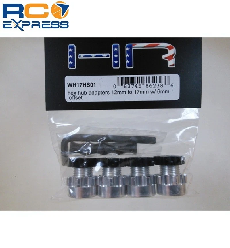 Traxxas Slash 4x4 LCG Rally Telluride Aluminum 17mm Hub Adapters +6mm WH17HS01 - Image 3 of 3