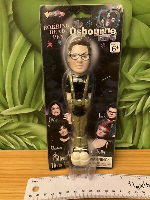 VINTAGE THE OSBOURNEs FAMILIE TV PROG Neuheit JACK OSBOURNE WACKELKOPF STIFT selten