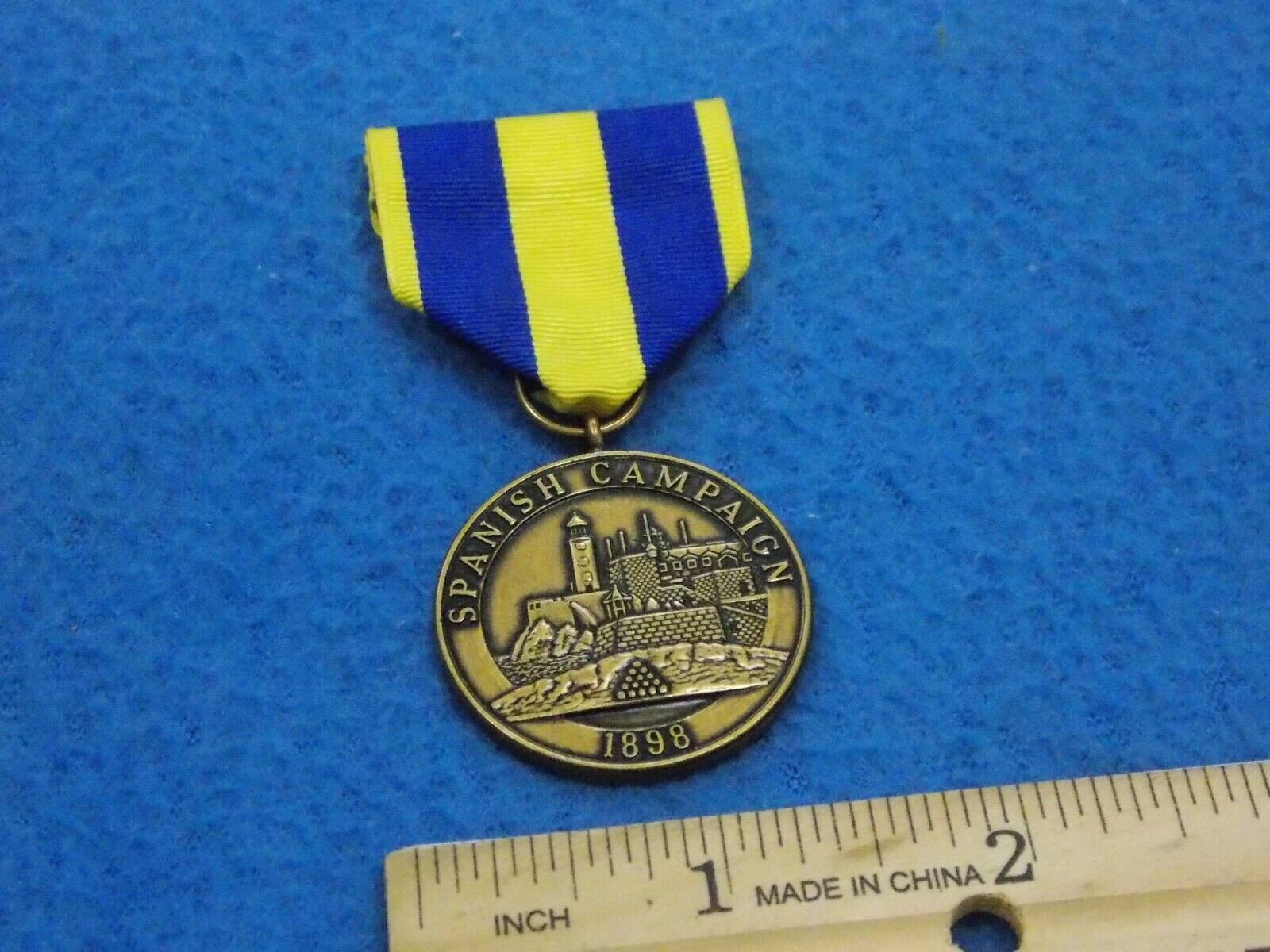 1898 - SPANISH CAMPAIGN NAVY MEDAL - GRACO