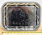 Silver Canada Graphics Serving Tray 12” X 9.5” By Abbott Of England Collectible