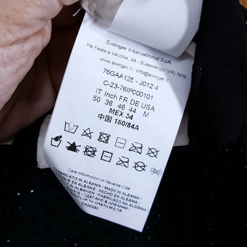 Pantalone VERSACE COUTURE uomo taglia 50 nero cristallo abito formale logo lusso