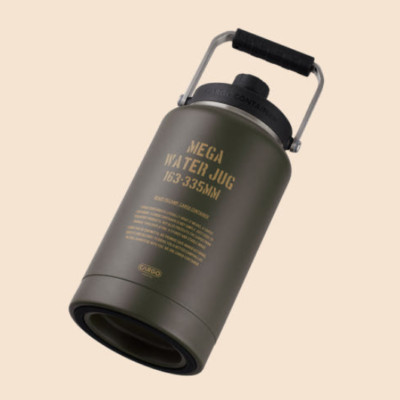 Cargo Container 3.8 L Large Capacity Camping Water Jug+Cover Set / Express