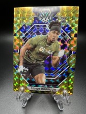 2023 Panini Mosaic Yellow Mosaic Prizm #365 Tavius Robinson (RC) Ravens