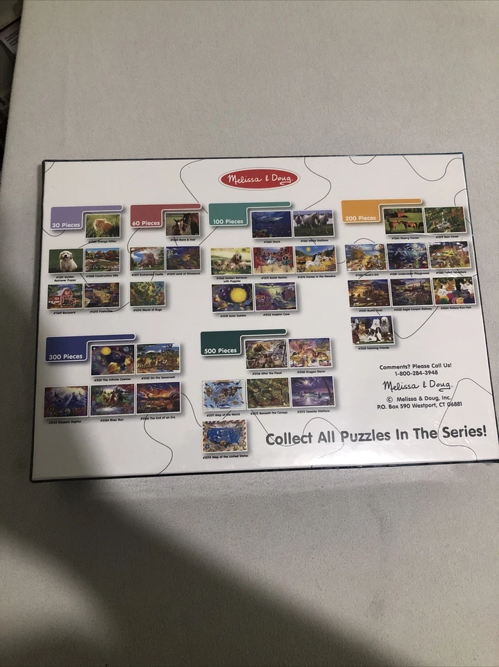 Nuevo rompecabezas Beneath the Canopy 500 piezas Melissa & Doug 19" x 27" selva tropical Foto 2 de 3