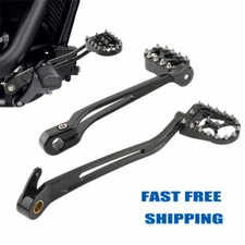 For Harley Softail Shifter Peg Brake Pedal Lever Fat Street Bob Low Rider 18-23