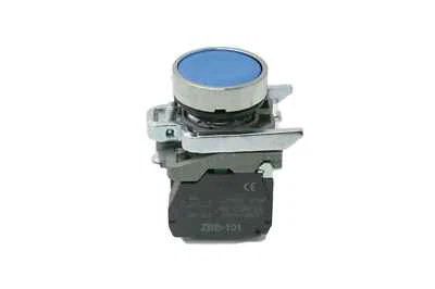 SCHNEIDER ELECTRIC Schneider XB4BA65 22mm Blue Non Illuminated Push Button Switch