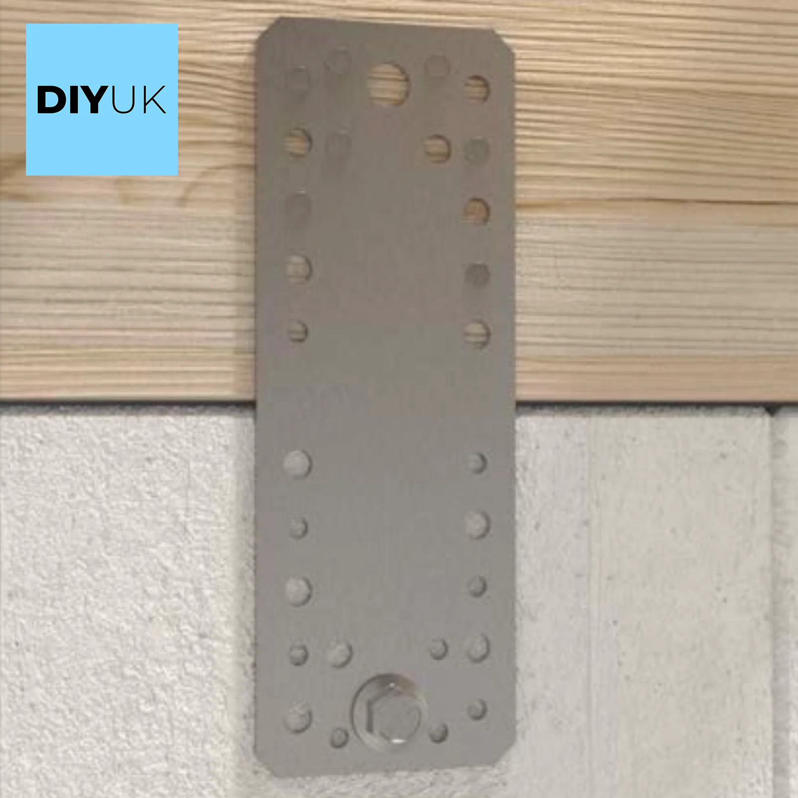Premium Flat Bracket 2.5mm Galvanised Steel Joining Plate Brackets for