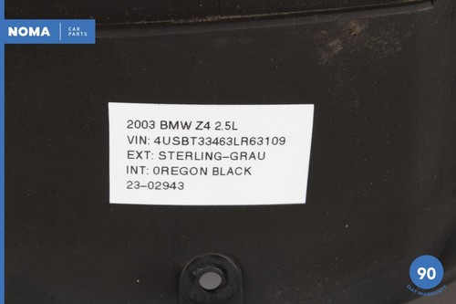 03-05 BMW Z4 E85 ECU ECM / Speedometer / Ignition Door Trunk Lock w/ Key OEM - Picture 15 of 15