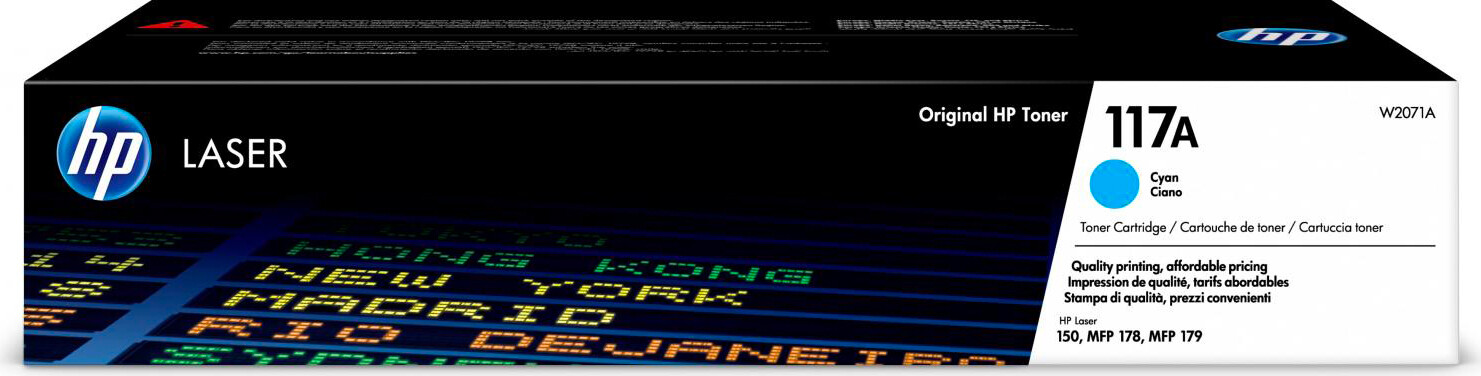 Toner Originale Ciano HP 117A W2071A
