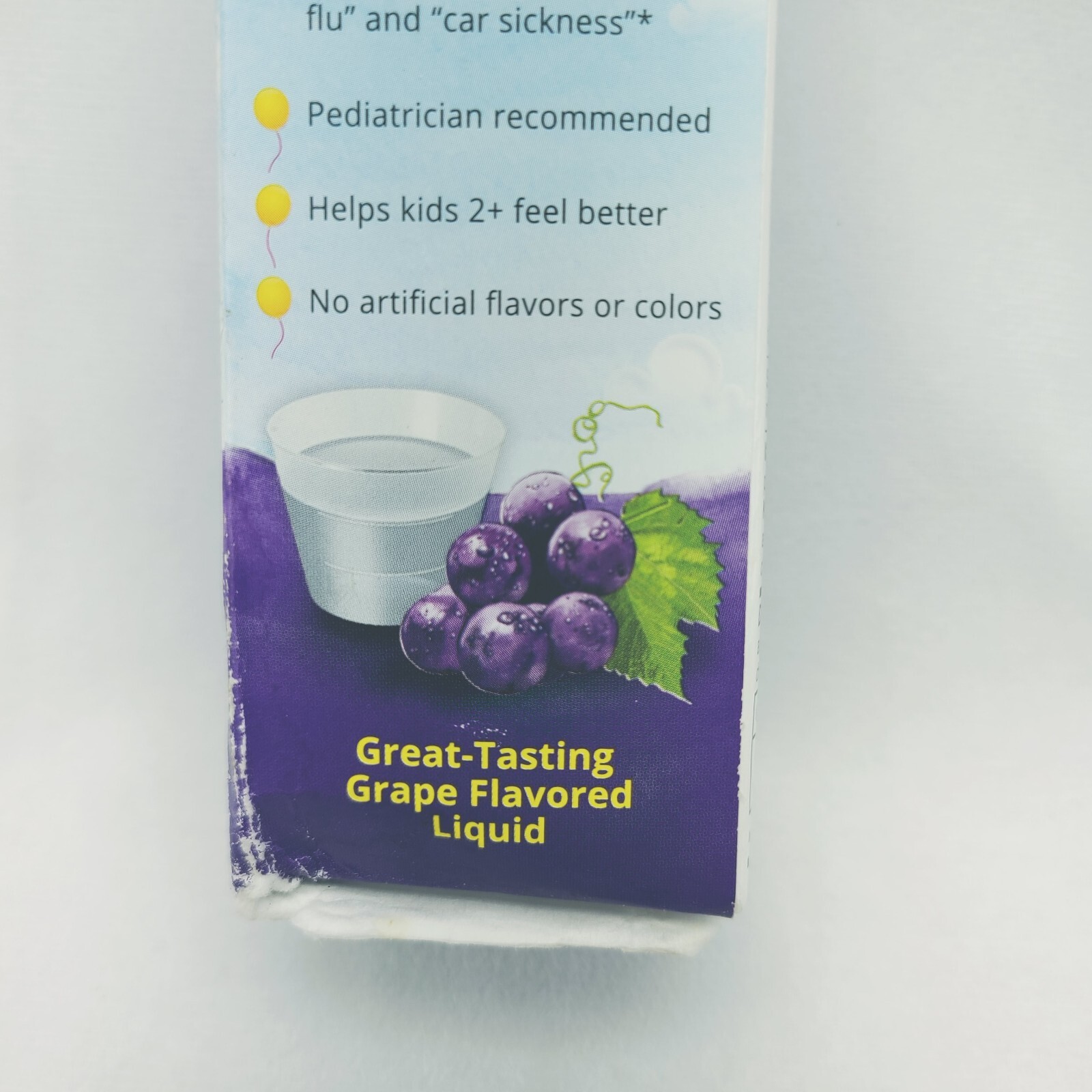 Nauzene Kids Nausea & Upset Stomach Relief Liquid Grape Flavor 4 Oz Exp