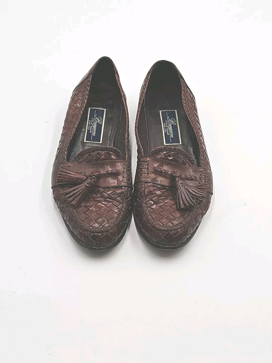 Bragano Cole Haan Shoes Men 10M Brown Loafers Woven Pinch  display picture 2