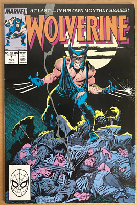 Wolverine #1 Nov 1988 First Wolverine as Patch Chris Clare Claremont High Grade