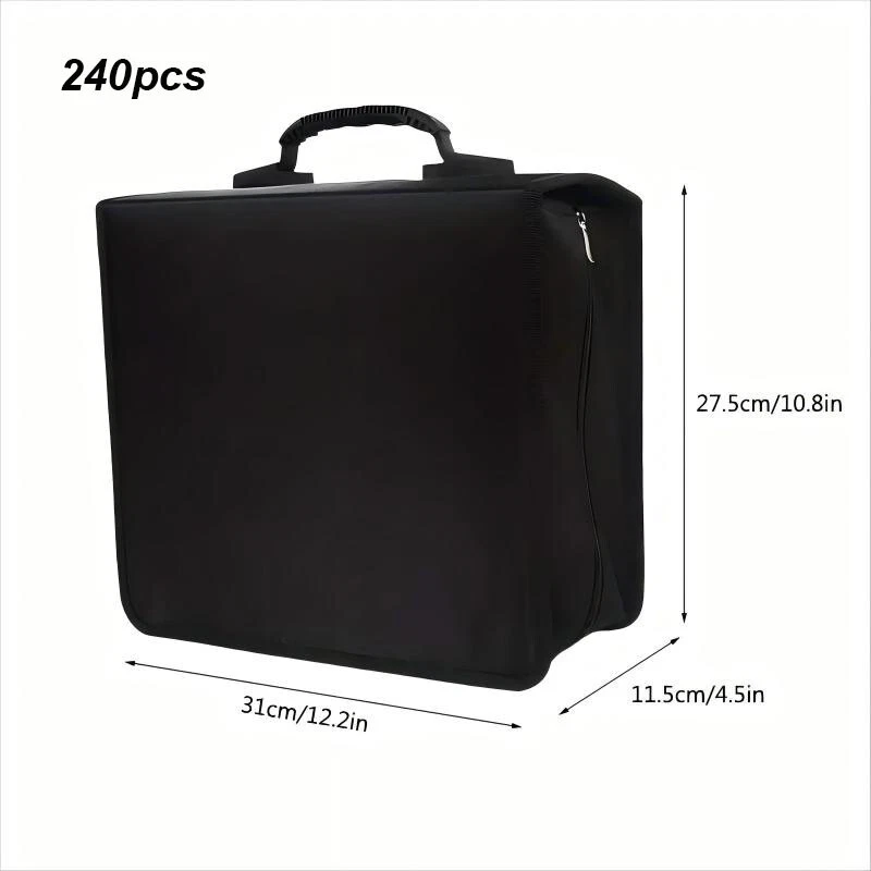 240 Discos Portátil CD DVD Organizador Almacenamiento Koskin Cartera Soporte Estuche Álbum Foto 2 de 4