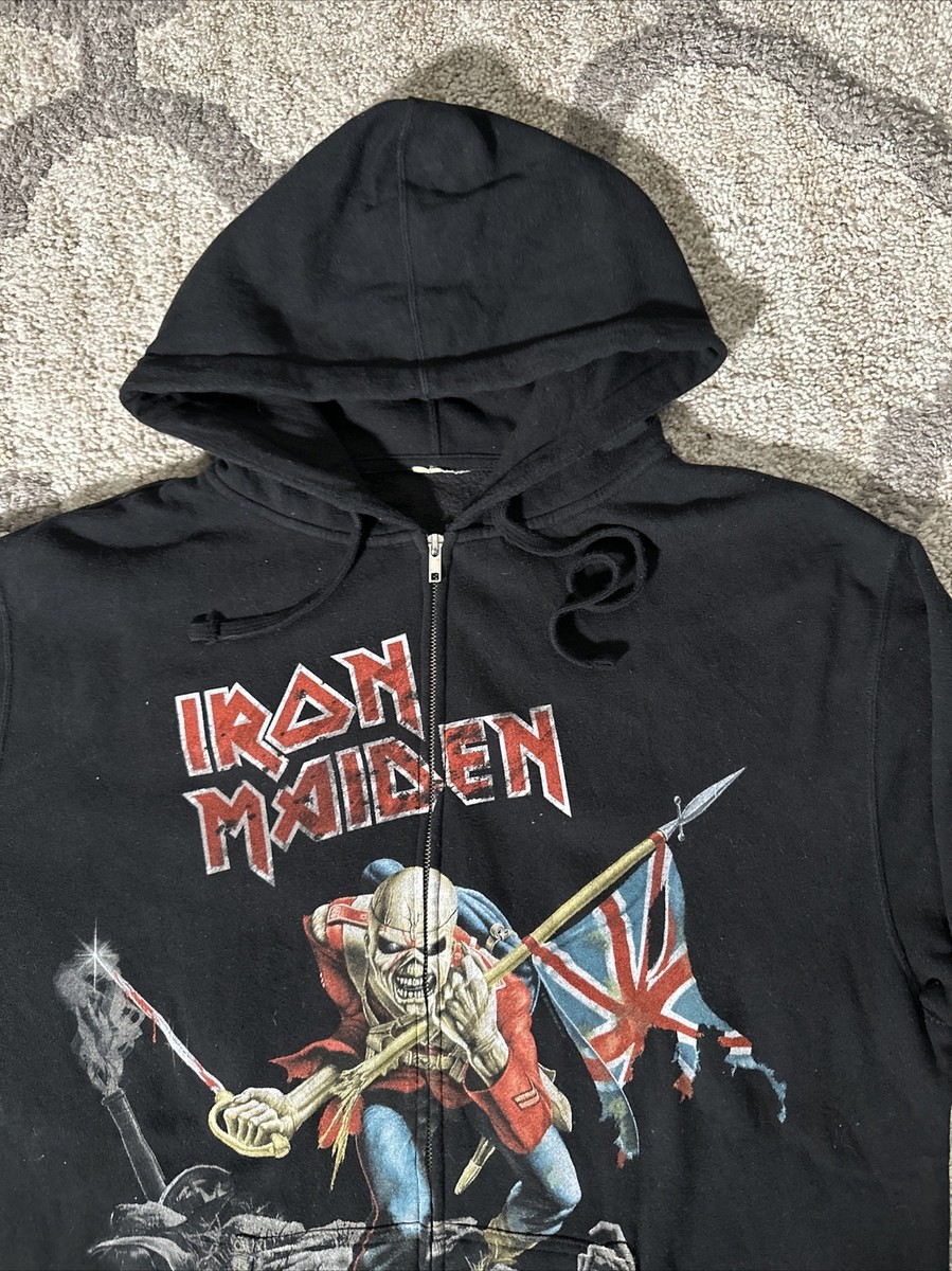 パーカー・フーディ REPRESENT IRON MAIDEN ANNIVERSARY FULL-ZIP HOODIE Represent x Iron Maiden Anniversary zip-up Hoodie | Black