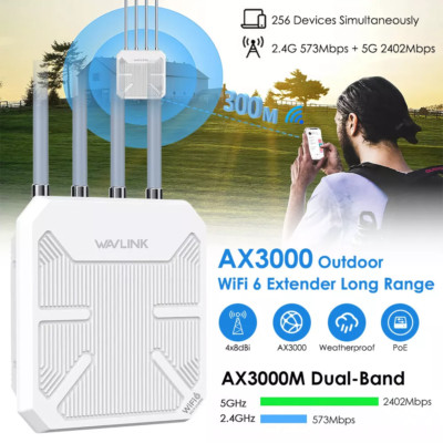 AC600 AC1200 AX1800 AX3000 Wireless WiFi6 Access Point Outdoor High Gain Antenna