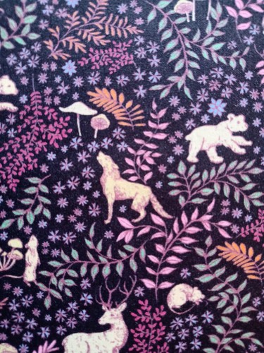 Remnant FELDBERG FOREST C Liberty of London Tana Lawn cotton approx 44 x 30 cm - Picture 2 of 4
